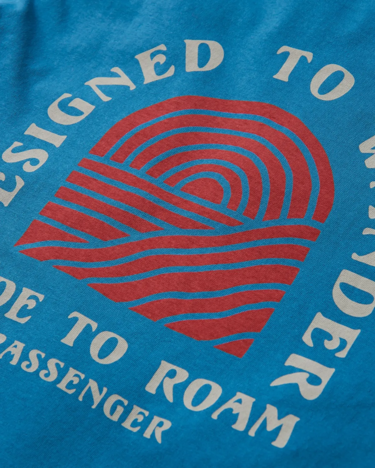 T-Shirts & Tank Tops|T-Shirts & Tank Tops|Passenger Sundown Recycled Cotton T-Shirt - Blue Steel BlueSteel
