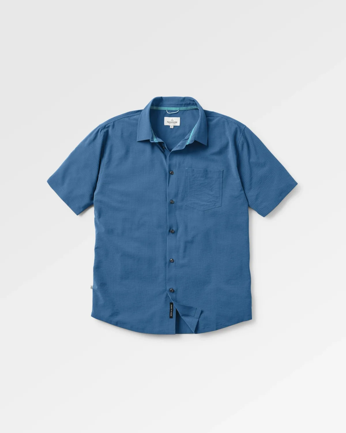 Shirts|Passenger Sundowner Stretch Short Sleeve Shirt - Tidal Blue TidalBlue