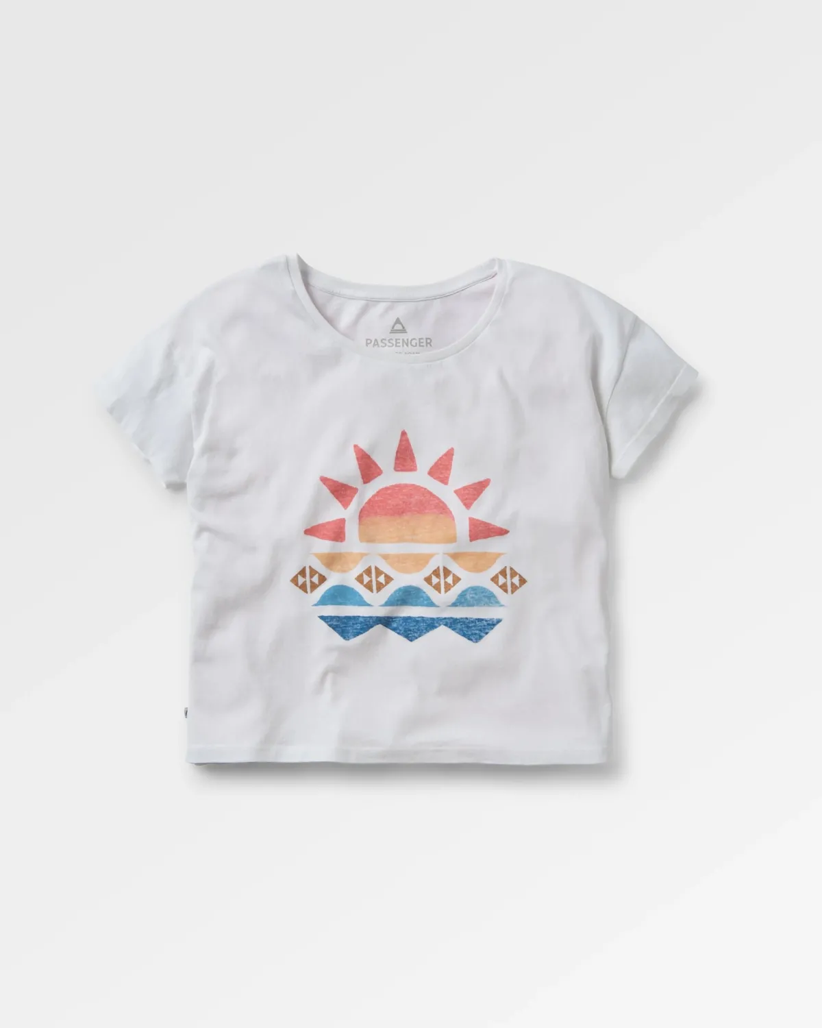Tops & T-Shirts|Passenger Sunray Recycled Cotton T-Shirt - White