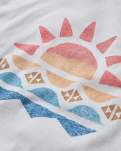 Tops & T-Shirts|Passenger Sunray Recycled Cotton T-Shirt - White