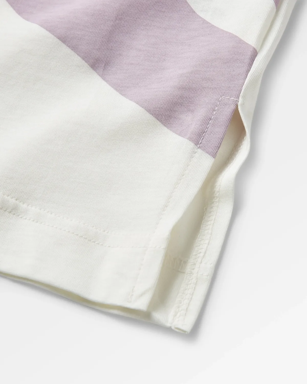 T-Shirts & Tank Tops|Tops & T-Shirts|Passenger Sunsets Organic Cotton Long Sleeve T-Shirt - Marshmallow