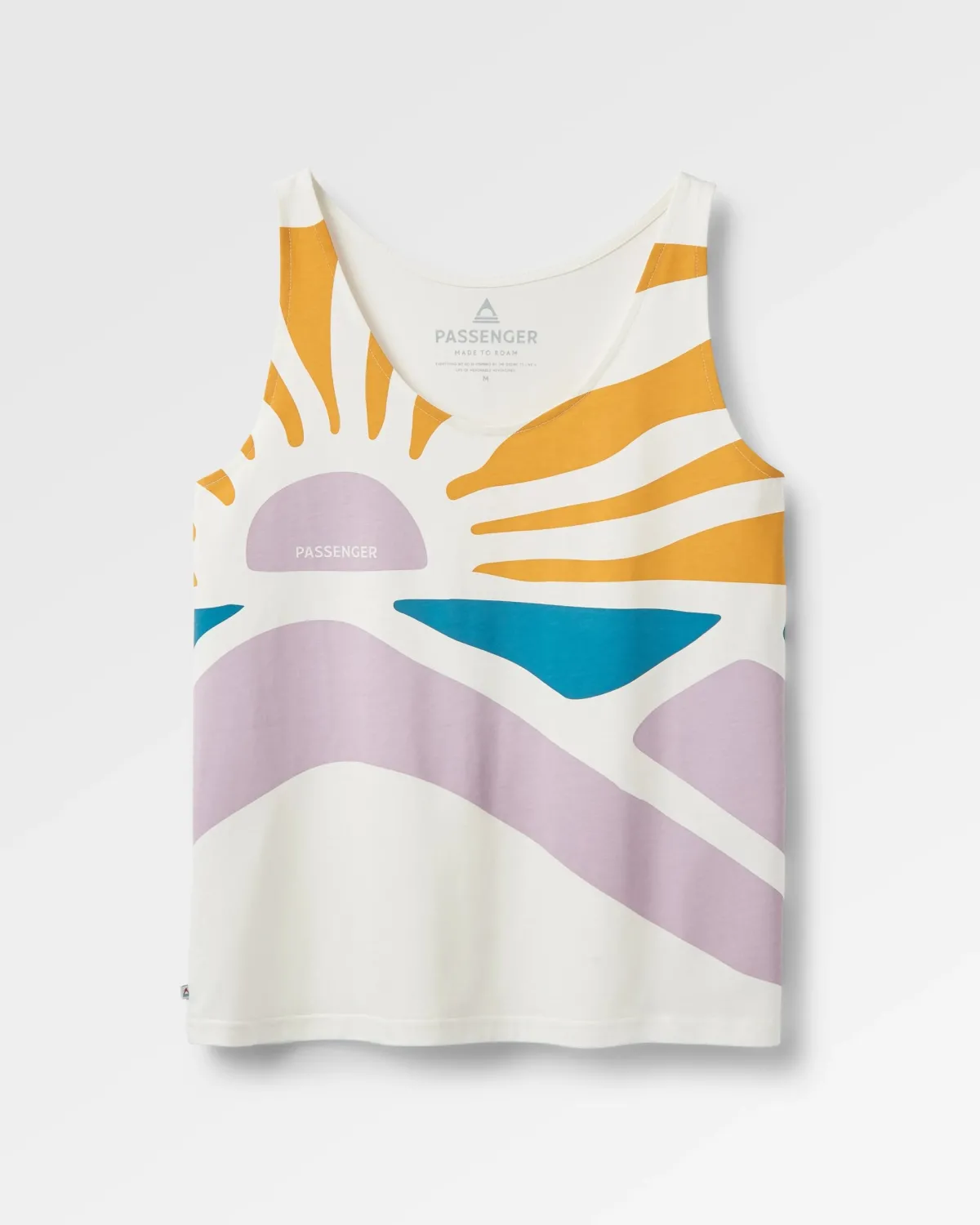 Tank Tops|Passenger Sunsets Organic Cotton Tank Top - Marshmallow