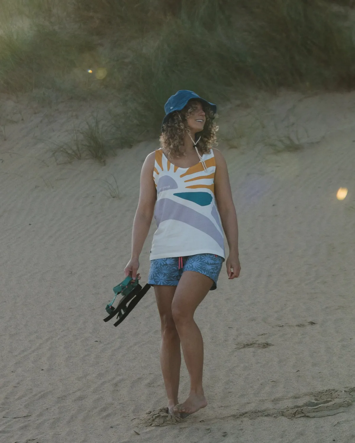 Tank Tops|Passenger Sunsets Organic Cotton Tank Top - Marshmallow