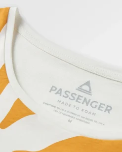 T-Shirts & Tank Tops|Tops & T-Shirts|Passenger Sunsets Organic Cotton T-Shirt - Marshmallow