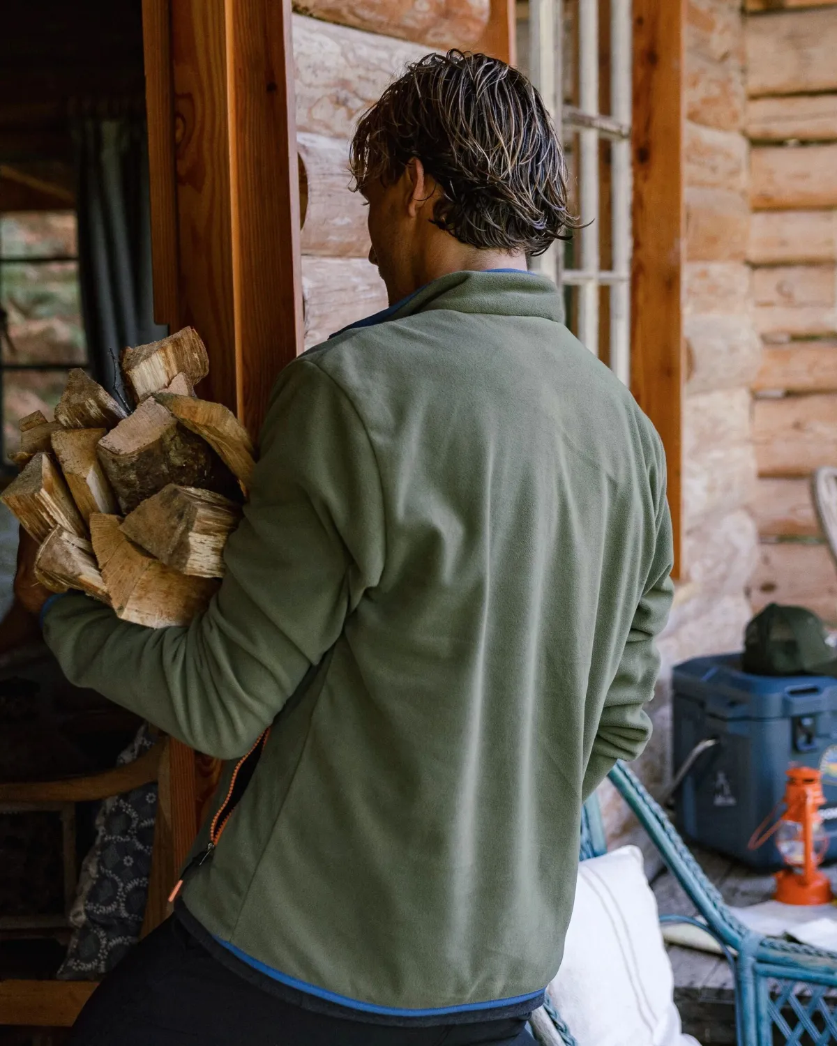 Fleece|Outdoor Active|Passenger Switchback Recycled Micro Polartec® Fleece - Khaki Green KhakiGreen