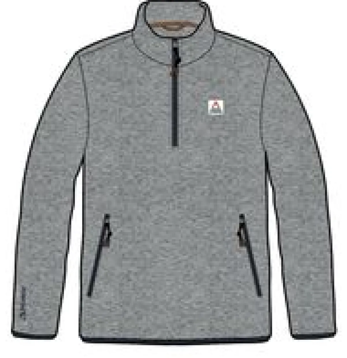 Fleece|Fleece|Passenger Switchback Recycled Micro Polartec® Fleece - Gray Marl 2 GrayMarl2