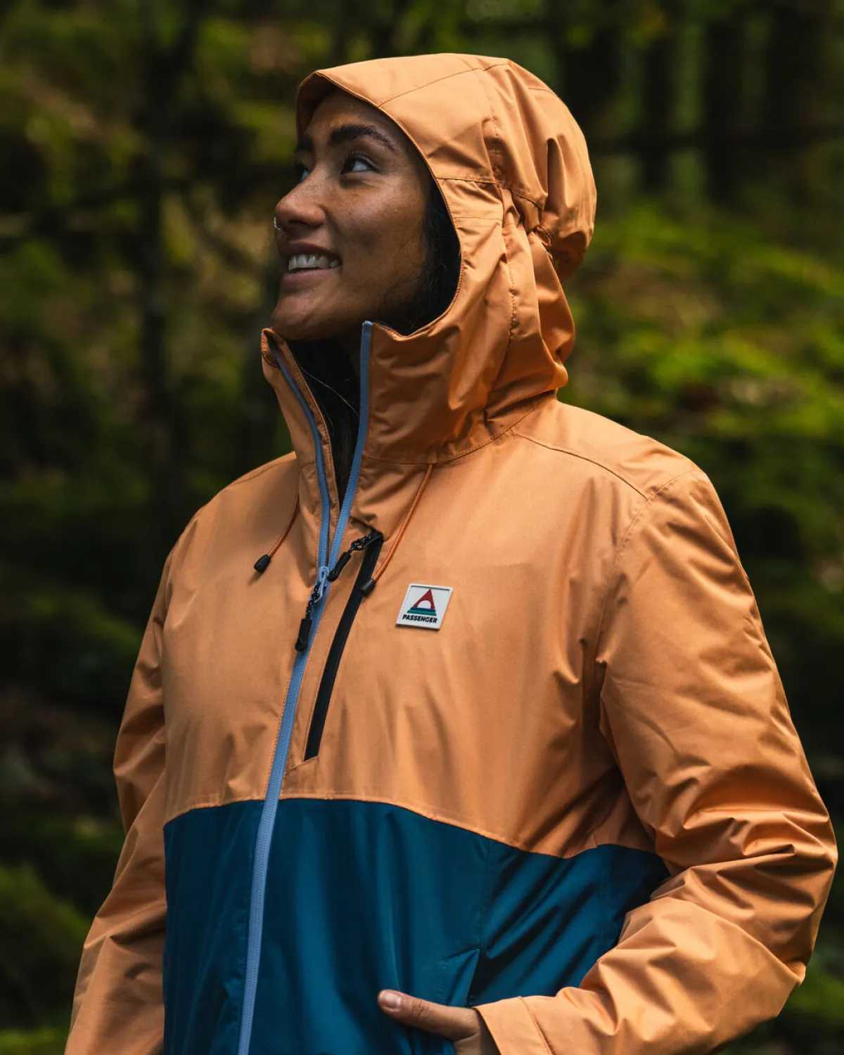 Jackets|Passenger Terrain Insulated Water Resistant Jacket - Corsair Blue/ Apricot CorsairBlue/Apricot