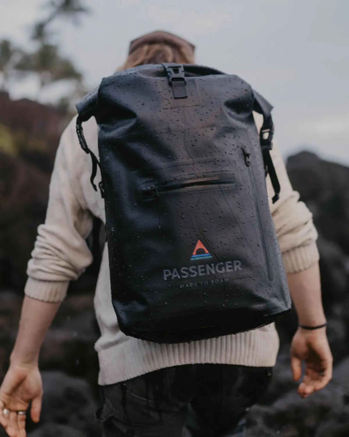 Backpacks|Dry Bags|Passenger Tide 25 Liter Recycled Dry Bag Backpack - Black
