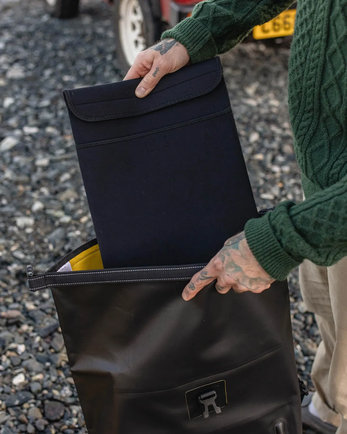 Backpacks|Dry Bags|Passenger Tide 25 Liter Recycled Dry Bag Backpack - Black
