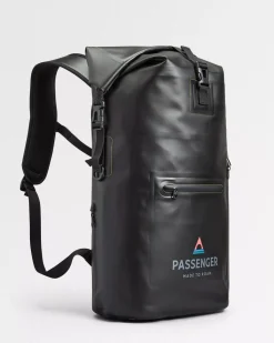 Backpacks|Dry Bags|Passenger Tide 25 Liter Recycled Dry Bag Backpack - Black