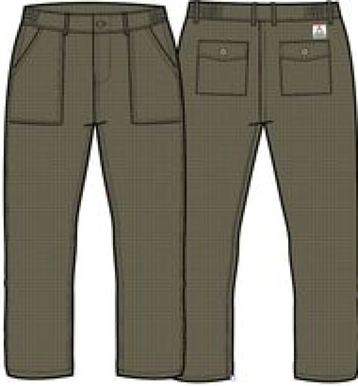 Pants|Passenger Timeless Crop Pant - Khaki Green KhakiGreen