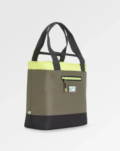 Storage & Coolers|Passenger Tote Recycled Cooler Bag - Khaki Green Multi KhakiGreenMulti