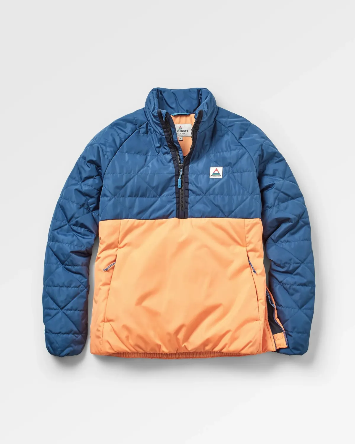 Insulated|Outdoor Active|Passenger Trace Recycled Thermore Insulated Jacket - Dark Denim/ Apricot DarkDenim/Apricot
