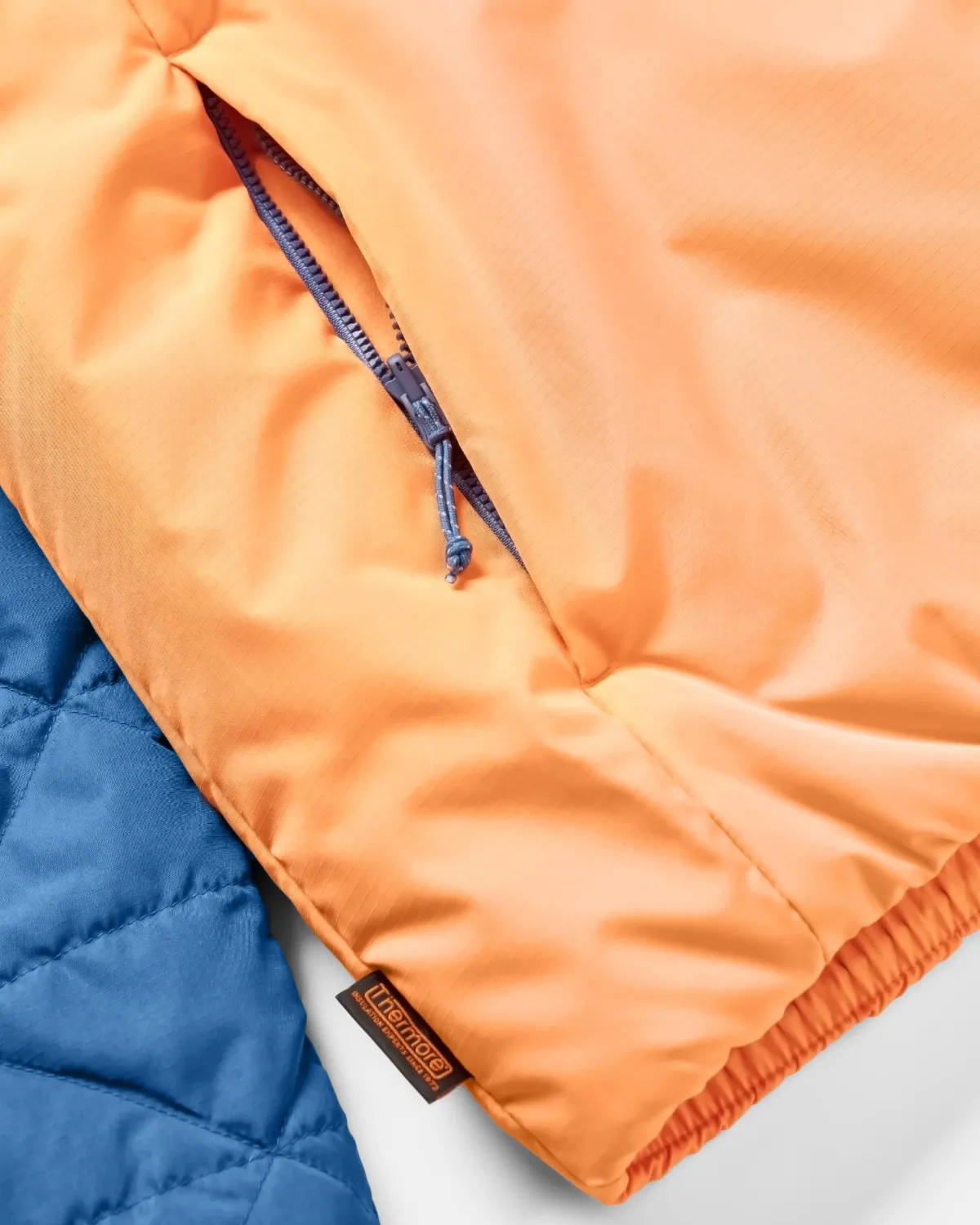 Insulated|Outdoor Active|Passenger Trace Recycled Thermore Insulated Jacket - Dark Denim/ Apricot DarkDenim/Apricot
