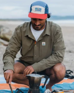 Tops|Shirts|Passenger Traveler Long Sleeve Shirt - Khaki Green KhakiGreen
