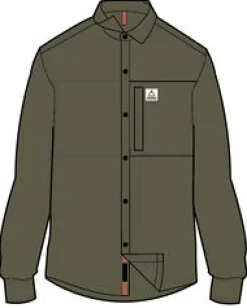 Tops|Shirts|Passenger Traveler Long Sleeve Shirt - Khaki Green KhakiGreen