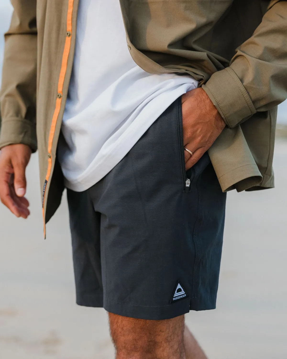 Swimwear|Surf Accessories|Passenger Traveler Organic All Purpose Short - Black