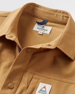 Tops|Shirts|Passenger Traveller Long Sleeve Shirt - Coconut