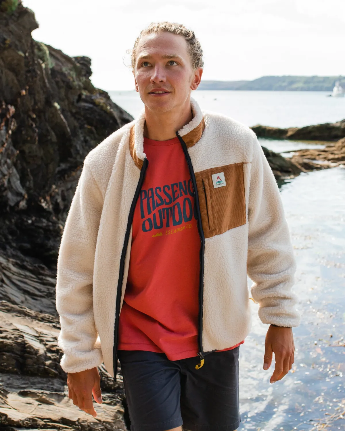Fleece|Fleece|Passenger Trekker Recycled Deep-Pile Sherpa Fleece - Warm Ivory WarmIvory