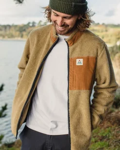 Fleece|Fleece|Passenger Trekker Recycled Deep-Pile Sherpa Fleece - Biscuit