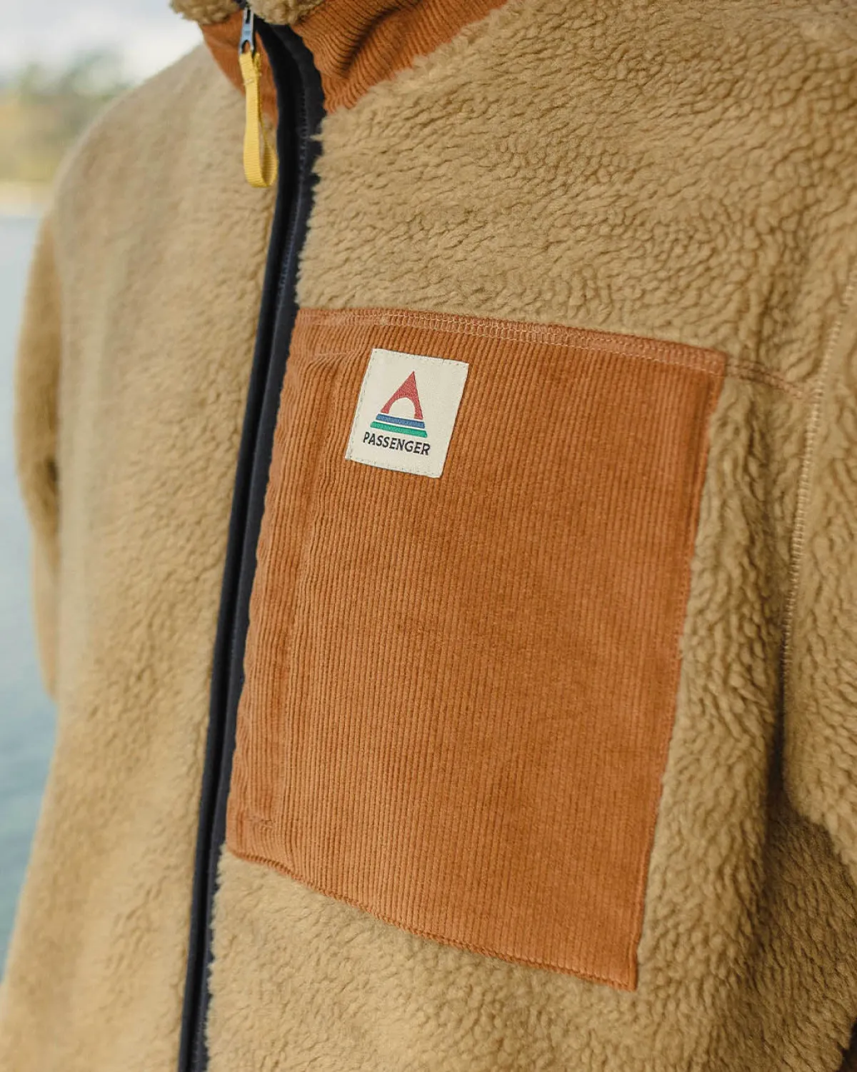 Fleece|Fleece|Passenger Trekker Recycled Deep-Pile Sherpa Fleece - Biscuit