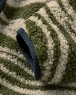 Fleece|Fleece|Passenger Trekker Recycled Deep-Pile Sherpa Fleece - Strata Khaki Green StrataKhakiGreen