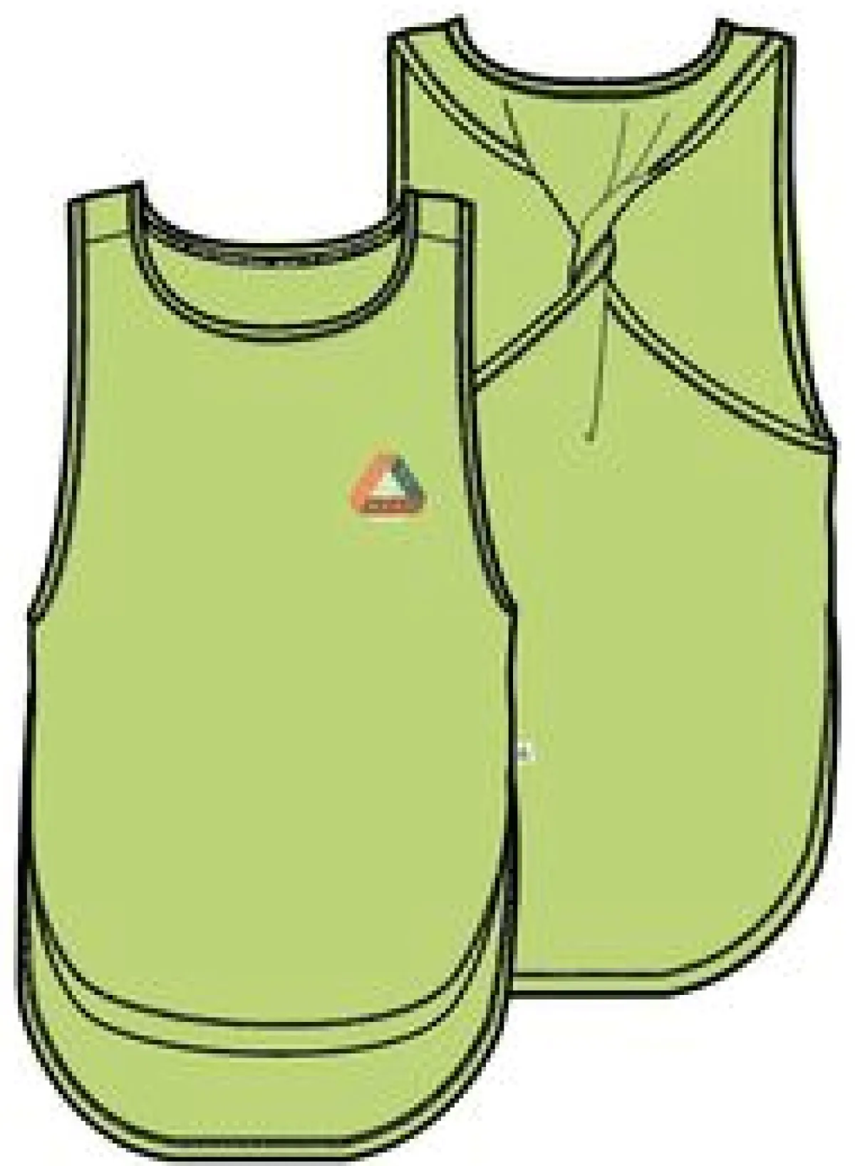Tops & T-Shirts|Tank Tops|Passenger Twist Recycled Active Tank Top - Lime Juice LimeJuice