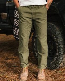 Pants|Passenger Vantage Organic Cotton Pant - Khaki Green KhakiGreen