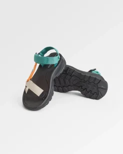 Footwear|Flip Flops & Sandals|Passenger Venice Roam Sandal - Deep Sea Multi DeepSeaMulti