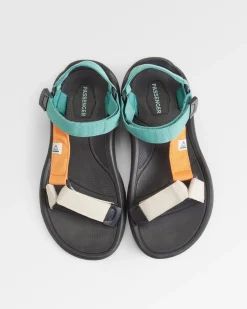 Footwear|Flip Flops & Sandals|Passenger Venice Roam Sandal - Deep Sea Multi DeepSeaMulti