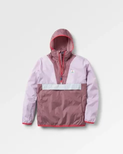 Jackets|Outdoor Active|Passenger Viento Recycled Windshell Pullover - Lilac Mist/Grape LilacMist/Grape