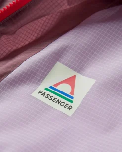 Jackets|Outdoor Active|Passenger Viento Recycled Windshell Pullover - Lilac Mist/Grape LilacMist/Grape
