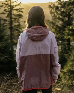 Jackets|Outdoor Active|Passenger Viento Recycled Windshell Pullover - Lilac Mist/Grape LilacMist/Grape