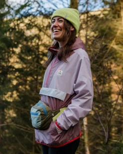 Jackets|Outdoor Active|Passenger Viento Recycled Windshell Pullover - Lilac Mist/Grape LilacMist/Grape