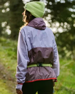 Jackets|Outdoor Active|Passenger Viento Recycled Windshell Pullover - Lilac Mist/Grape LilacMist/Grape