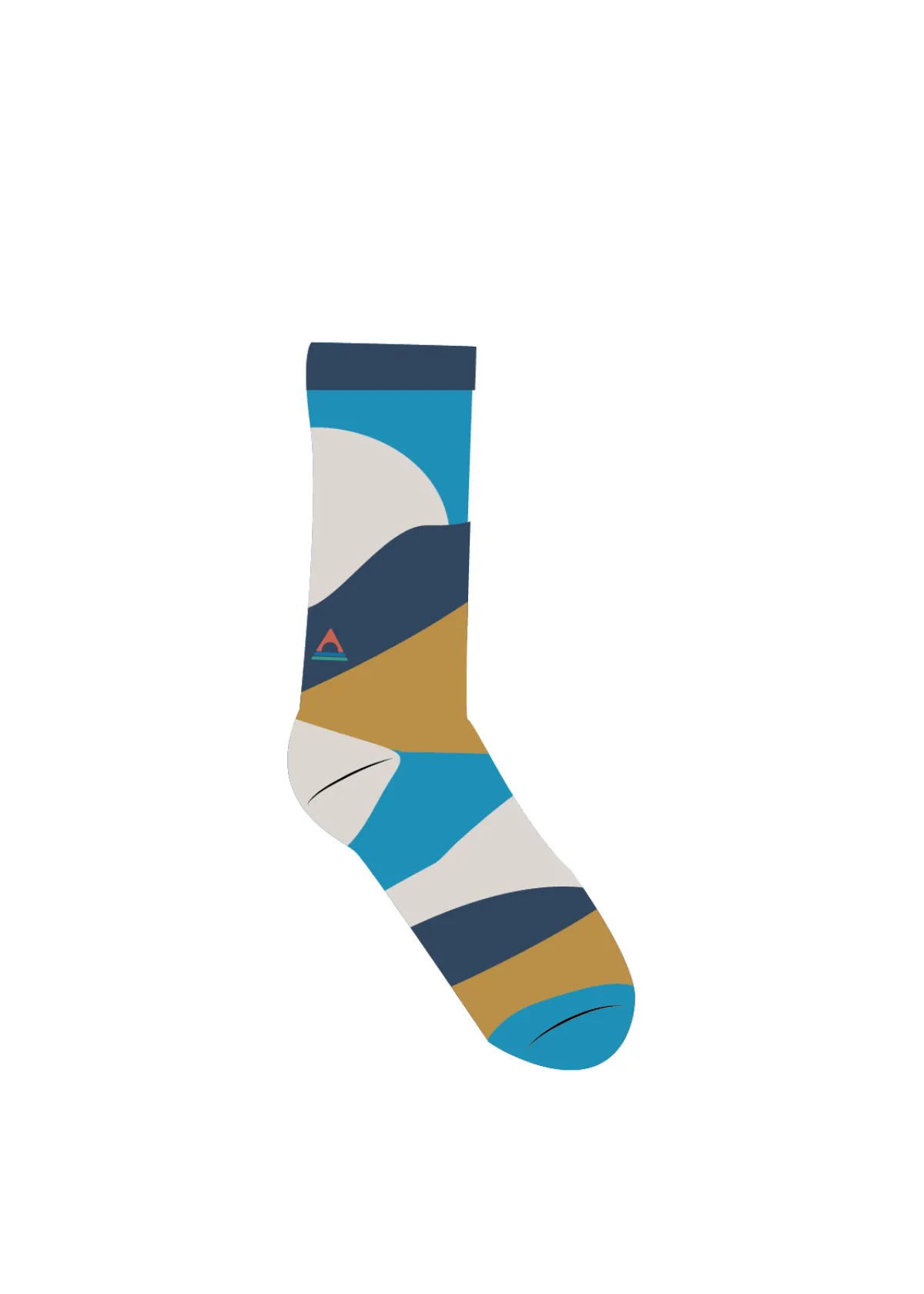Socks|Passenger Vista Organic Socks - Bluejay