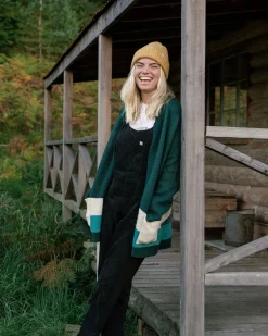 Knitwear|Sweaters|Passenger Vista Recycled Knitted Cardigan - Rain Forest RainForest