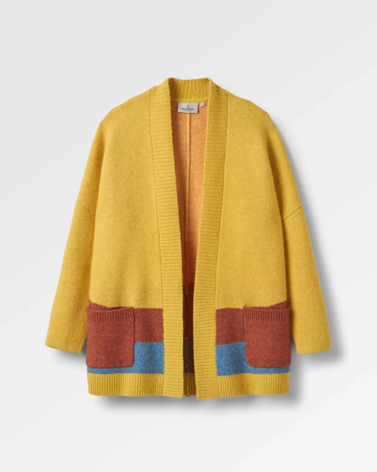 Knitwear|Sweaters|Passenger Vista Recycled Knitted Sweater - Amber Gold AmberGold