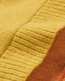 Knitwear|Sweaters|Passenger Vista Recycled Knitted Sweater - Amber Gold AmberGold