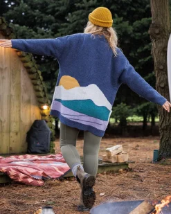 Knitwear|Sweaters|Passenger Vista Recycled Knitted Sweater - Dark Denim DarkDenim