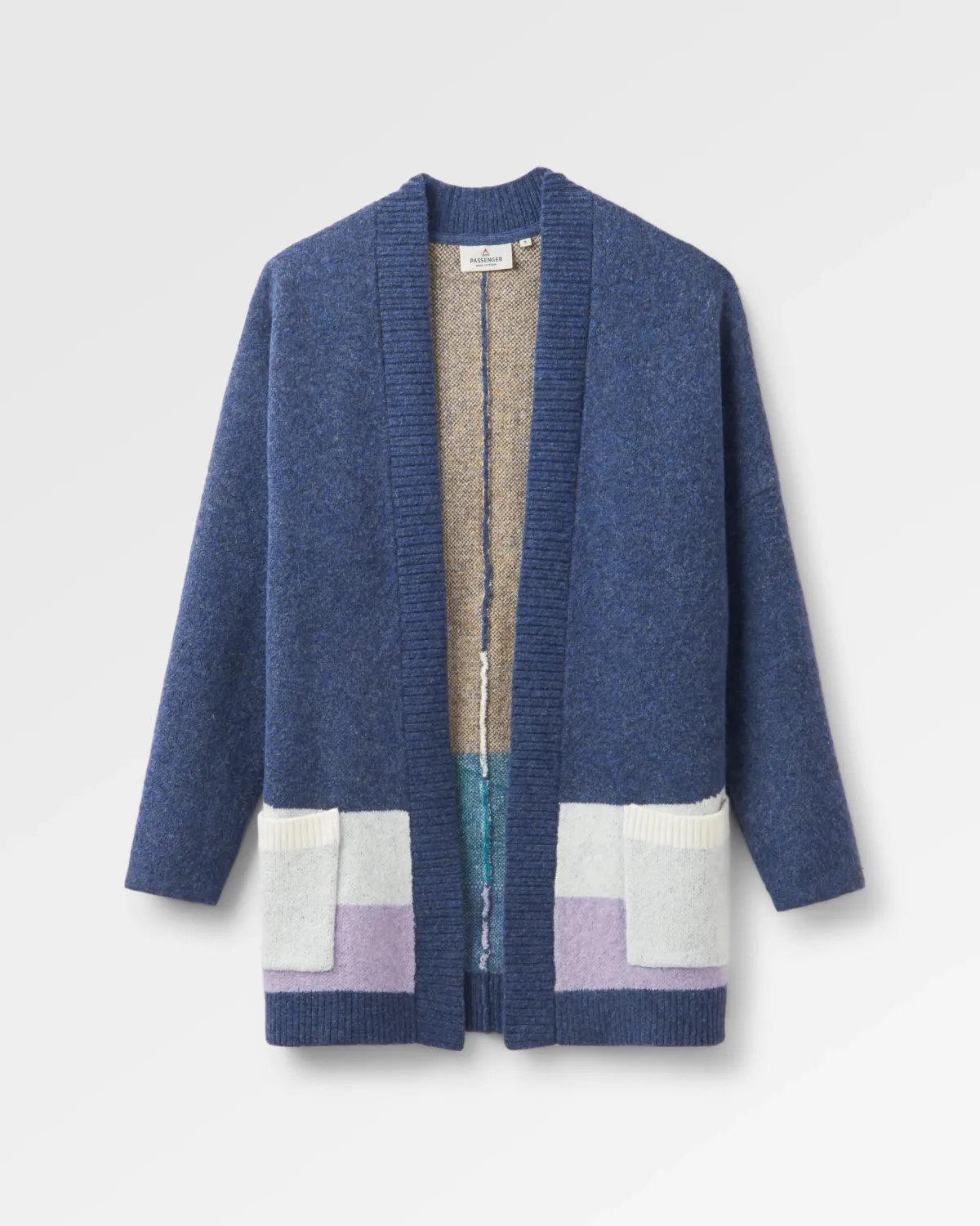 Knitwear|Sweaters|Passenger Vista Recycled Knitted Sweater - Dark Denim DarkDenim