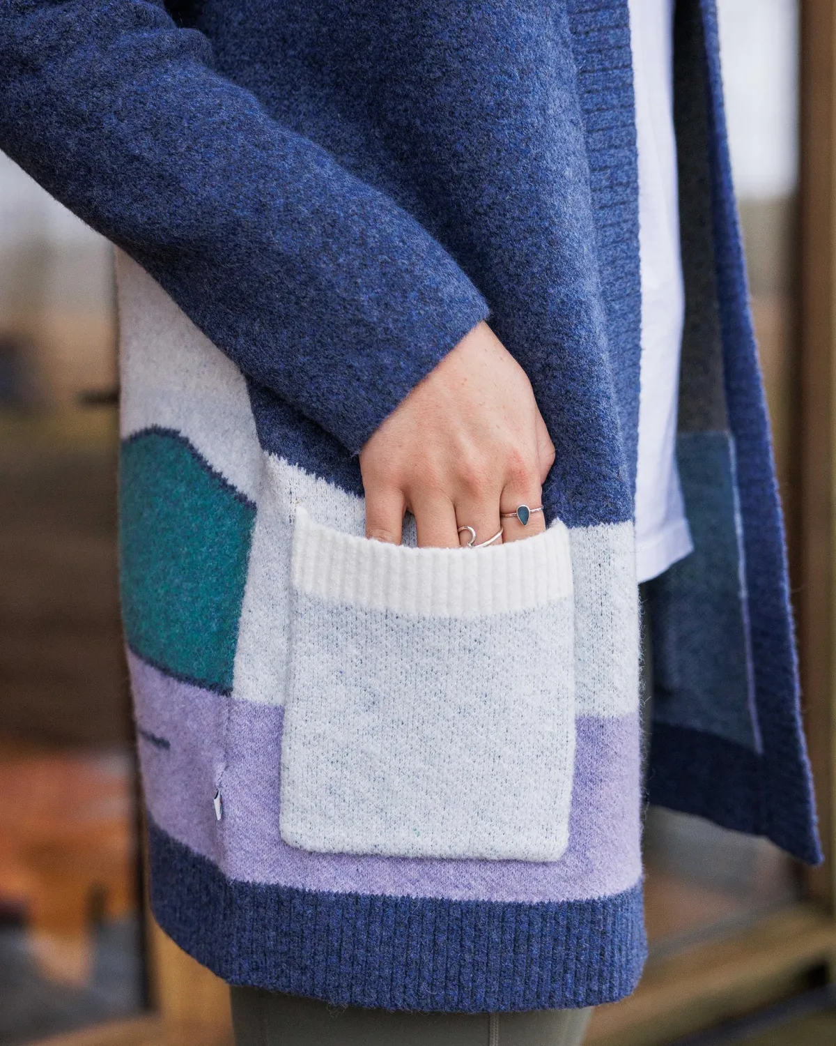 Knitwear|Sweaters|Passenger Vista Recycled Knitted Sweater - Dark Denim DarkDenim