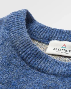 Knitwear|Sweaters|Passenger Vista Recycled Knitted Sweater - Dark Denim DarkDenim