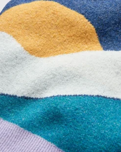 Knitwear|Sweaters|Passenger Vista Recycled Knitted Sweater - Dark Denim DarkDenim