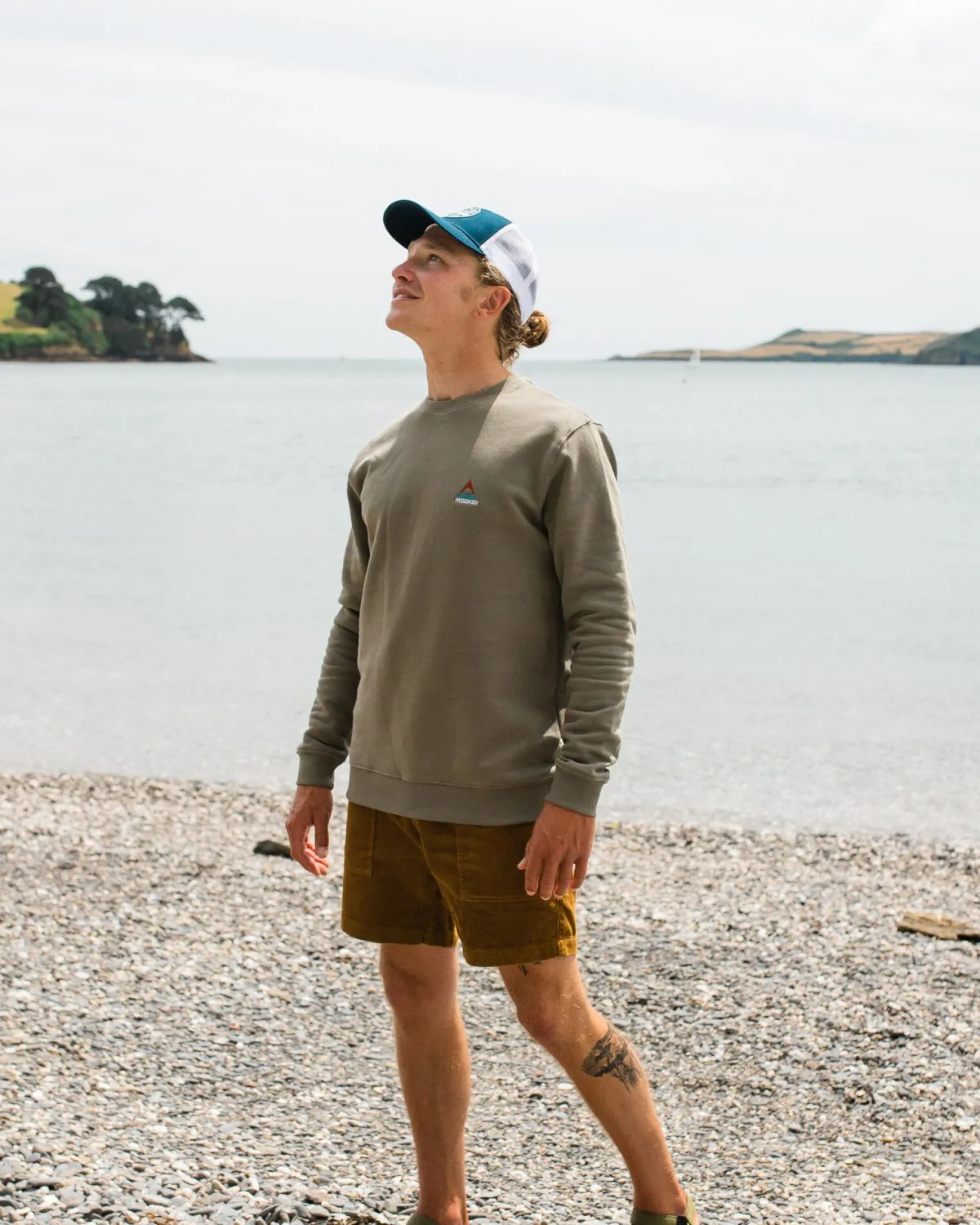 Sweatshirts|Hoodies & Sweatshirts|Passenger Vita Organic Cotton Sweatshirt - Dusty Olive DustyOlive
