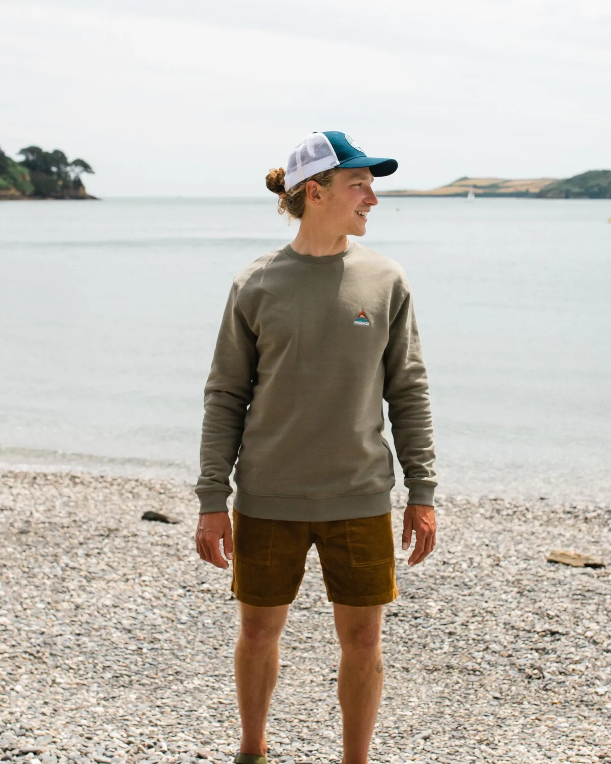 Sweatshirts|Hoodies & Sweatshirts|Passenger Vita Organic Cotton Sweatshirt - Dusty Olive DustyOlive
