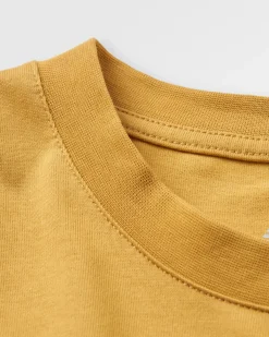 T-Shirts & Tank Tops|T-Shirts & Tank Tops|Passenger Vita Organic Relaxed Fit T-Shirt - Mustard Gold MustardGold