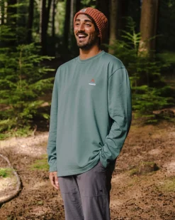 T-Shirts & Tank Tops|Passenger Vita Organic Relaxed Fit Long Sleeve T-Shirt - Deep Ocean DeepOcean