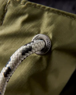 Surf Accessories|Surf Accessories|Passenger Waves Recycled Sherpa Lined Changing Robe - Black/Khaki Green Black/KhakiGreen