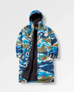 Surf Accessories|Surf Accessories|Passenger Waves Recycled Sherpa Lined Changing Robe - Mount Scenic Khaki Green MountScenicKhakiGreen